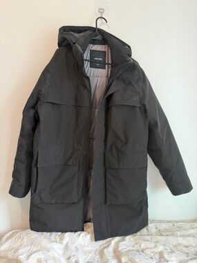 Jack & Jones Men's Black Hooded Performance Jacket